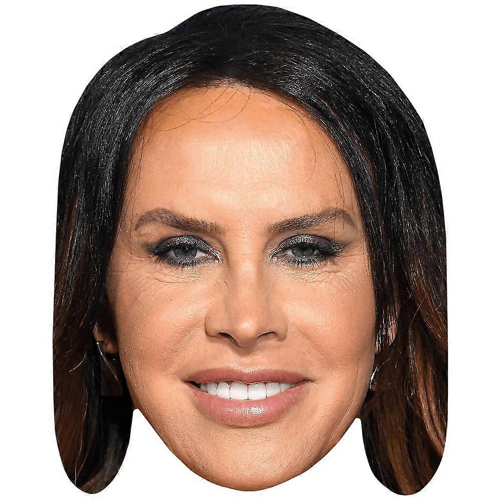 Karla Sofia Gascon (Smile) Celebrity Mask, Flat Card Face