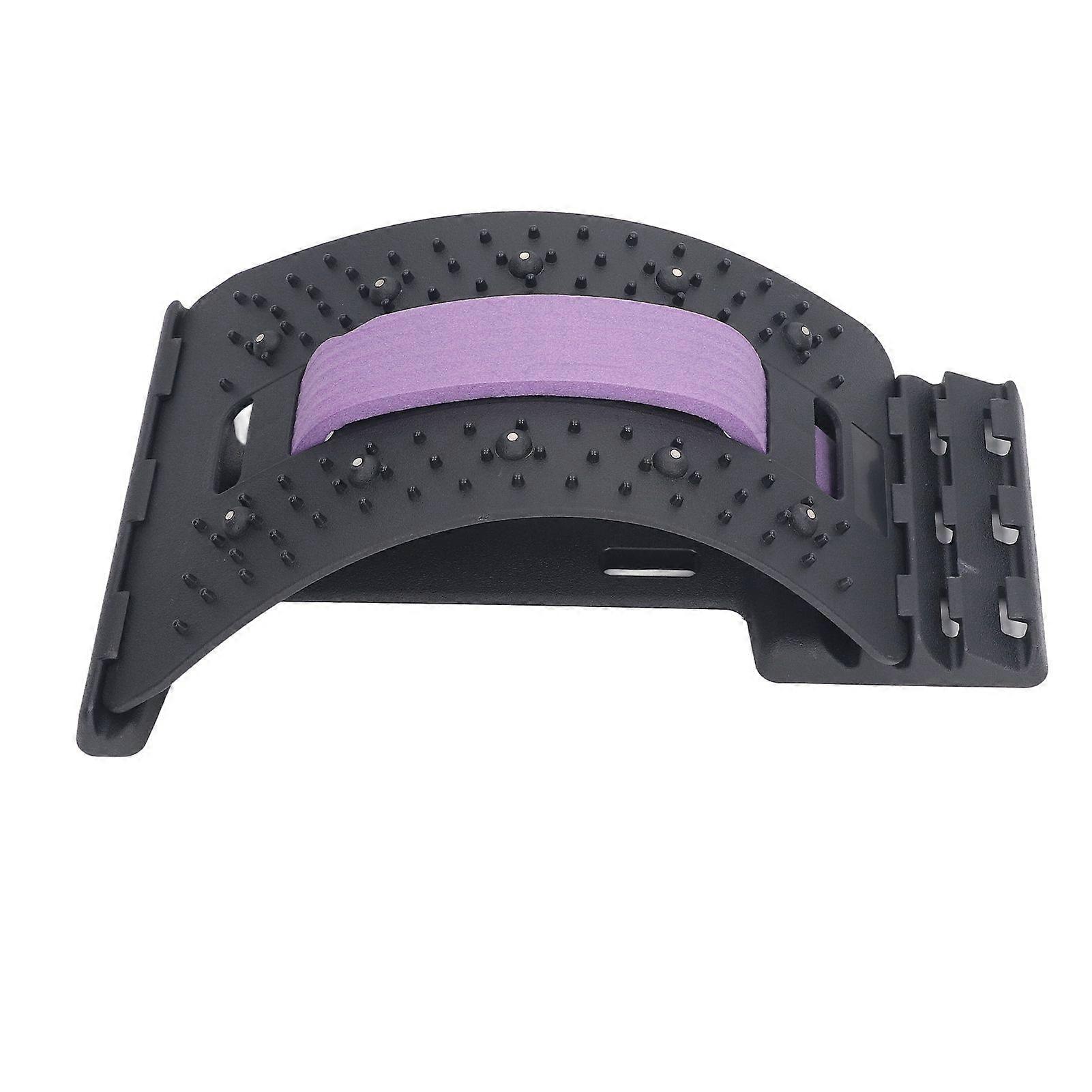 Lumbar Relaxer 4 Levels Back Cracking Stretcher with Supporting Plates for Herniated DiscYMMR)
