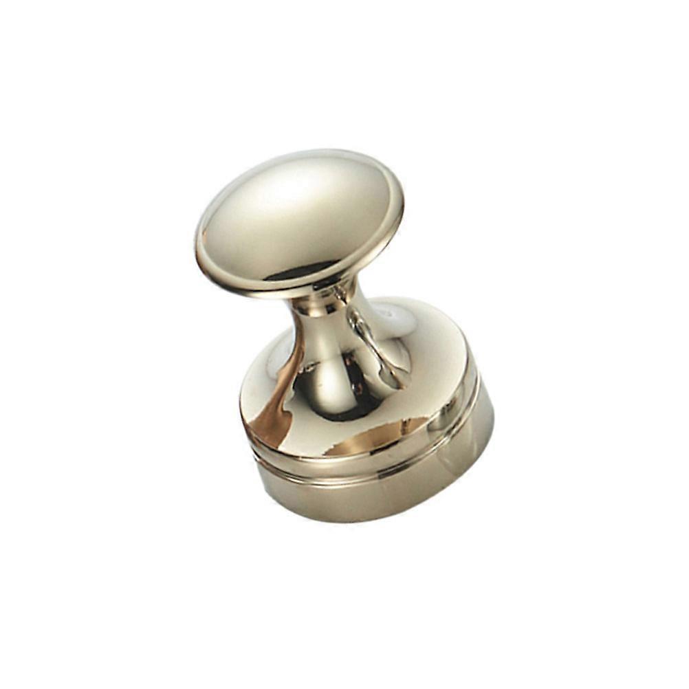 Simple Round Metal Wall Mounted Coat Hook for Bathroom Kitchen Organizer, Easy Install, Golden Color, Holds Clothes Hats Accessories