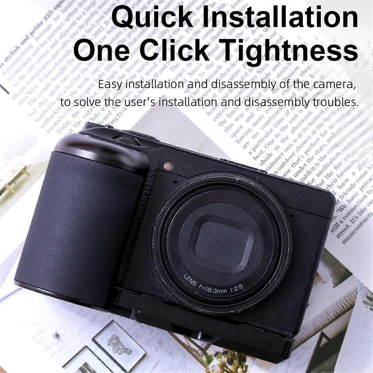 Aluminum Alloy Base Camera Handle for GR3 GRX Camera Grip Quick Installation Board Accessories Silic