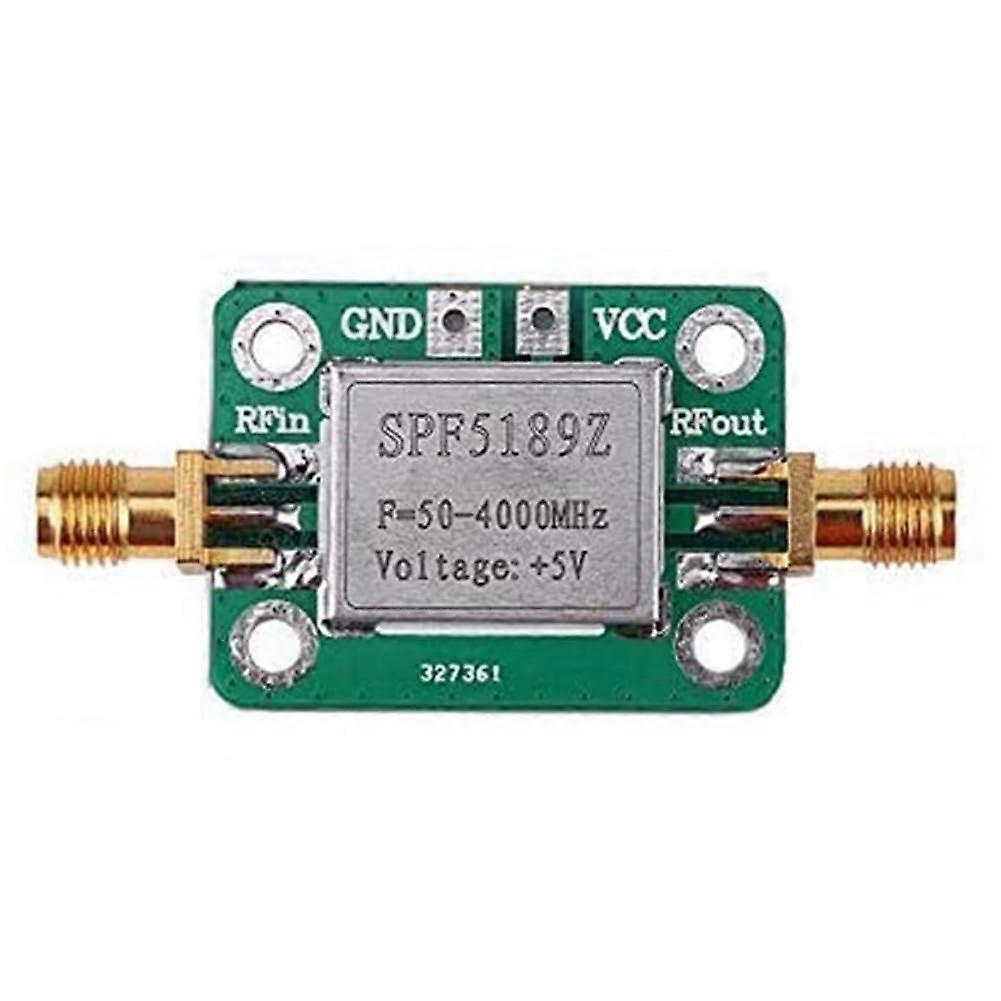 HF Amplifier, Low Noise LNA 50 to 4000 MHz SPF5189Z HF Amplifier for Amplification FM HF VHF UHF Radio Signal Ref: 4391