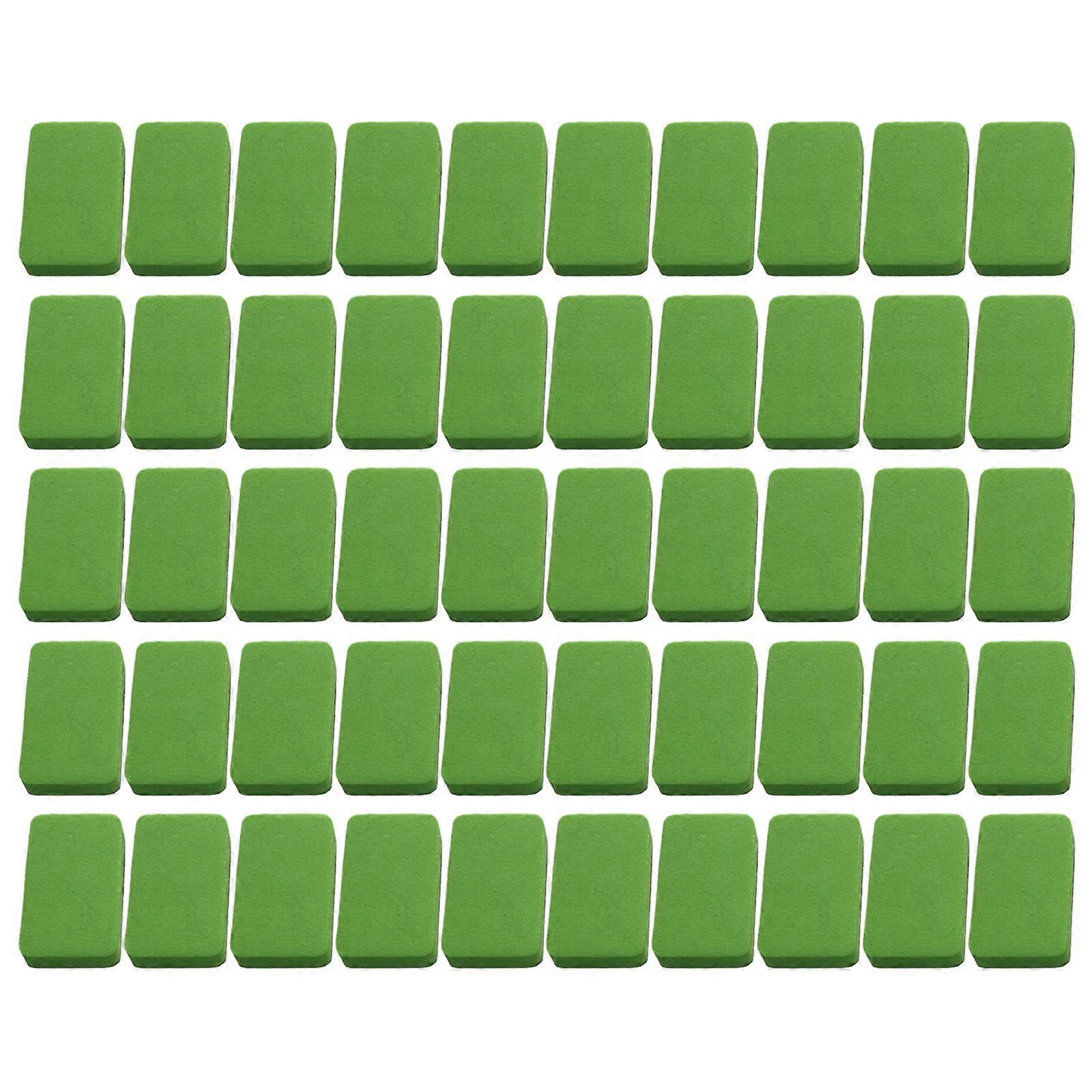 50Pieces Small Whiteboard Erasers with Felt Pad Portable Board Cleaner Small Blackboard Erasers for Classroom Office Use Multicolor