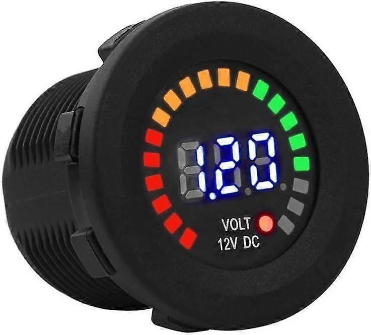 Car Accessories 12V Digital Voltmeter with LED Display Waterproof DC Voltmeter