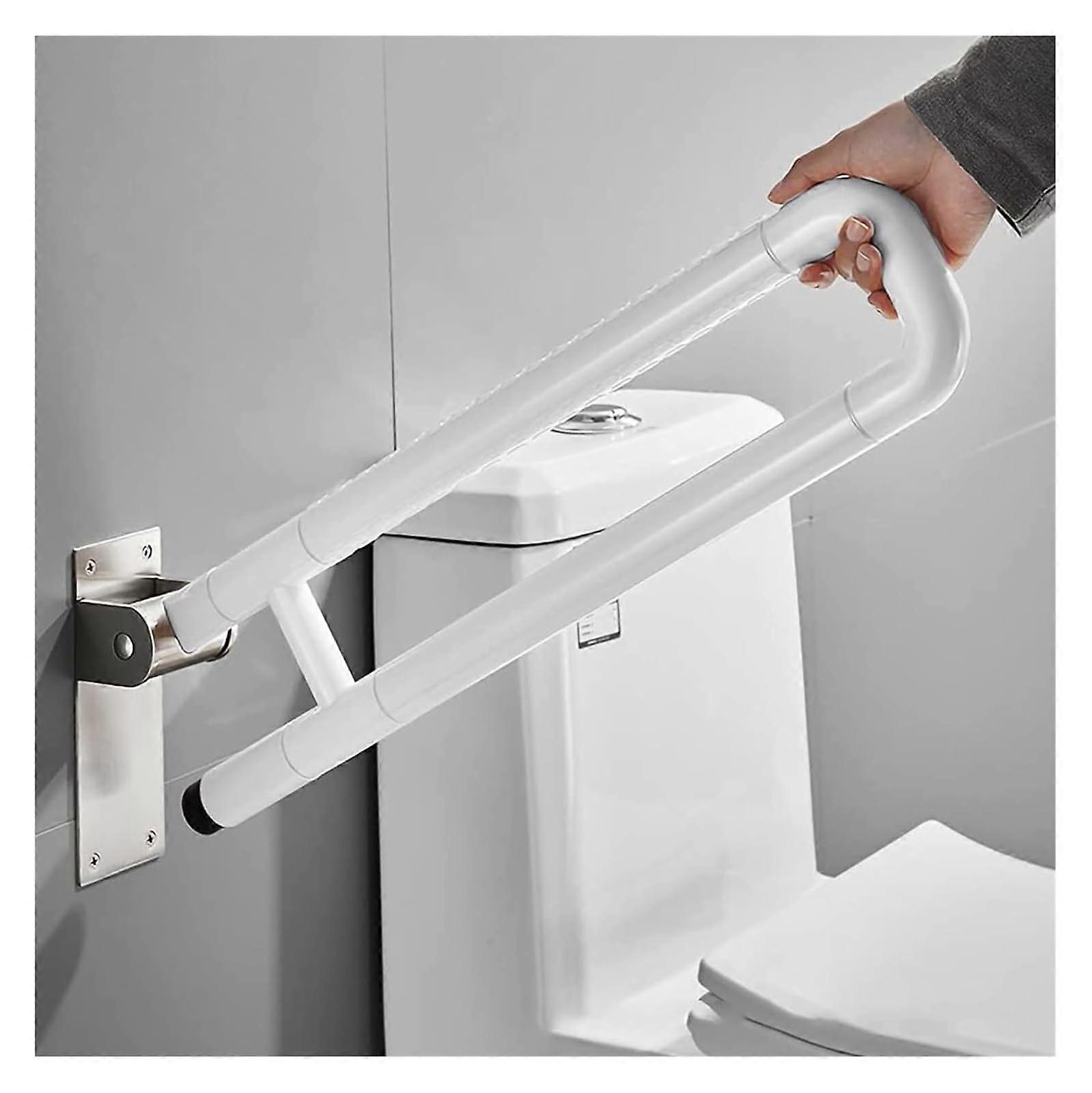 Folding Handle Foldable stainless steel handle, collapsible, nonslip, for wall mounting, safety grab bar, towel holder.