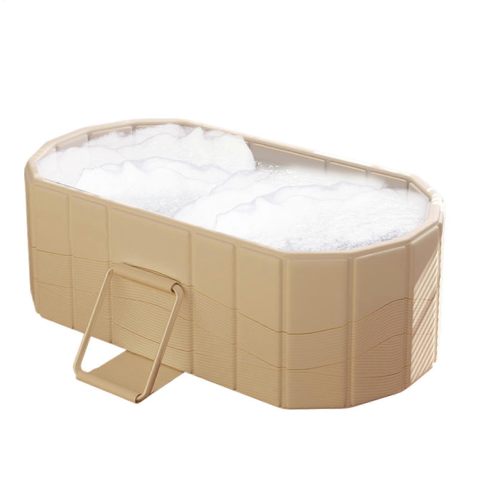 Foldable Bathtub Insulated, Durable, Foldable Oversized Hot and Ice Bath Portable Soaking Tub