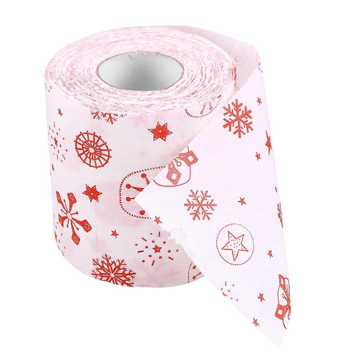 Tissue Roll with Festive Santa Design for Cleaning Multi