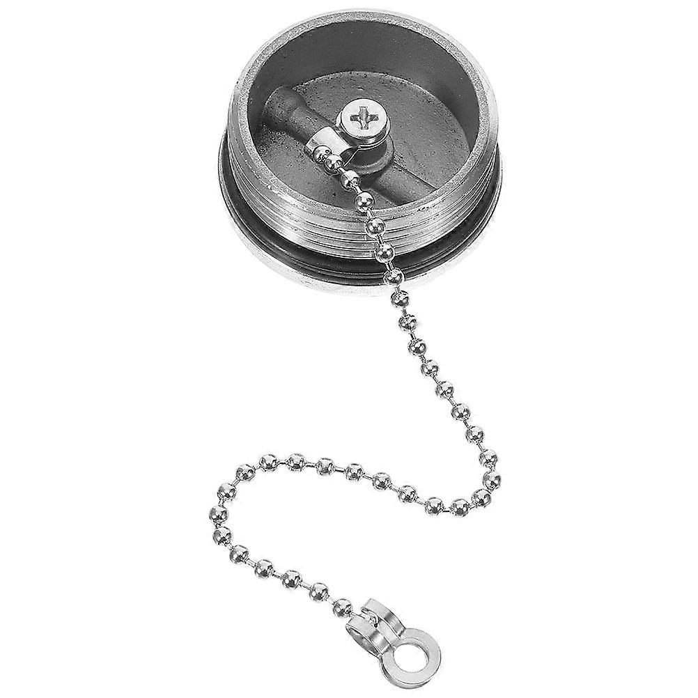 Stainless Steel Boat Fuel Tank Cap for Marine Use Silver Color Durable and Easy to Install 3.5in