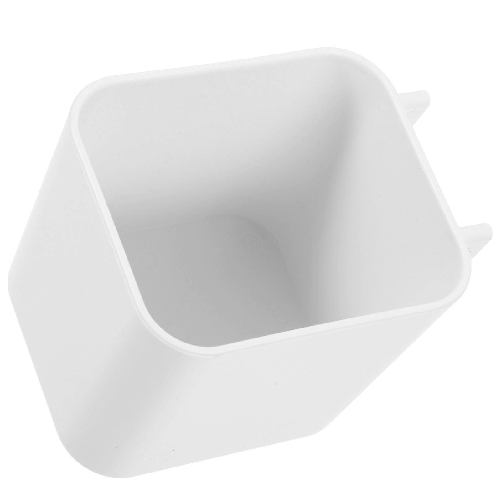 White Wall Hanging Storage Box for Home Use PP Material Keeps Things Organized 1