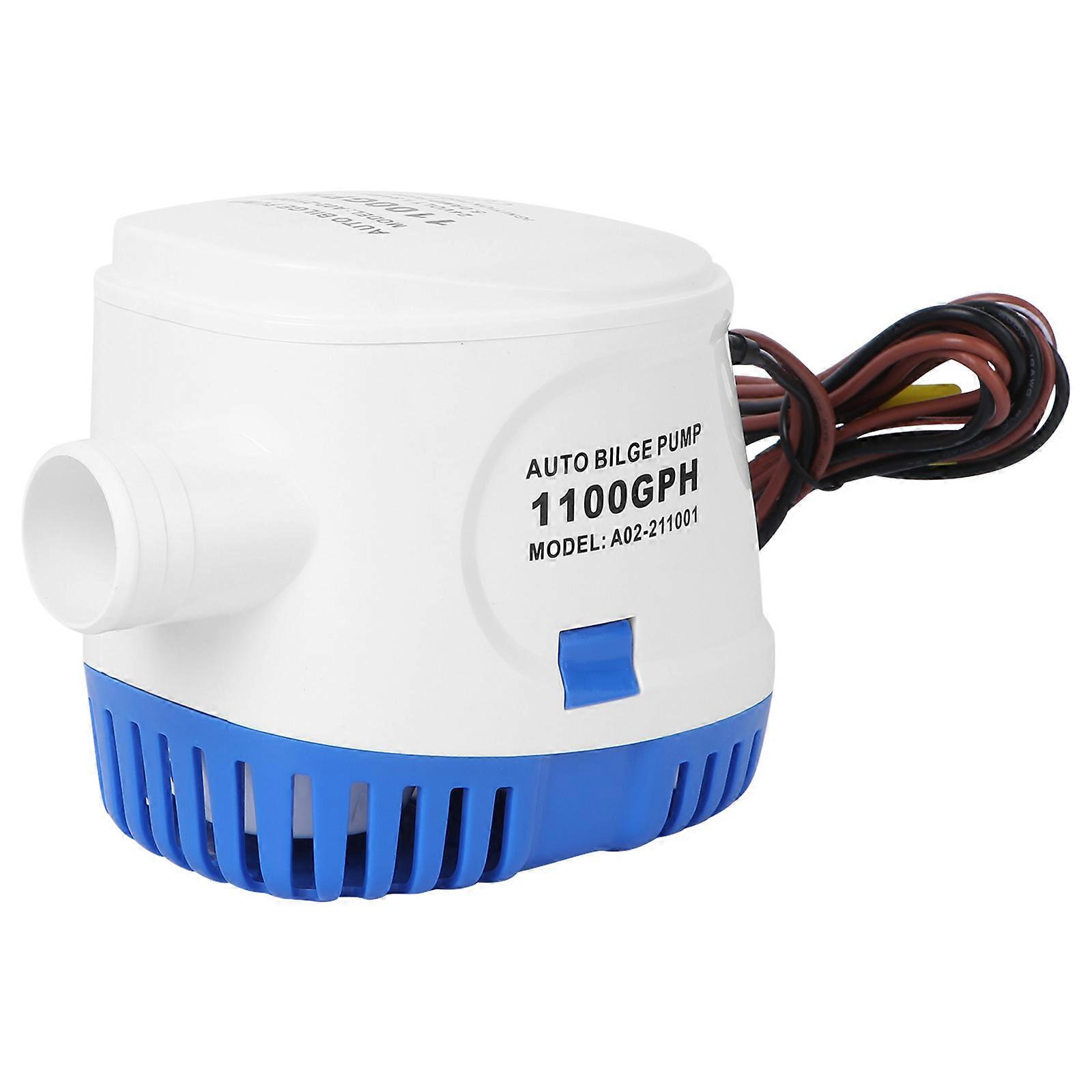 マリンウォーターポンプ、キャンプ用、キャラバン、ボート、オーナー用、自動操作、水中ビルジポンプ、1セット