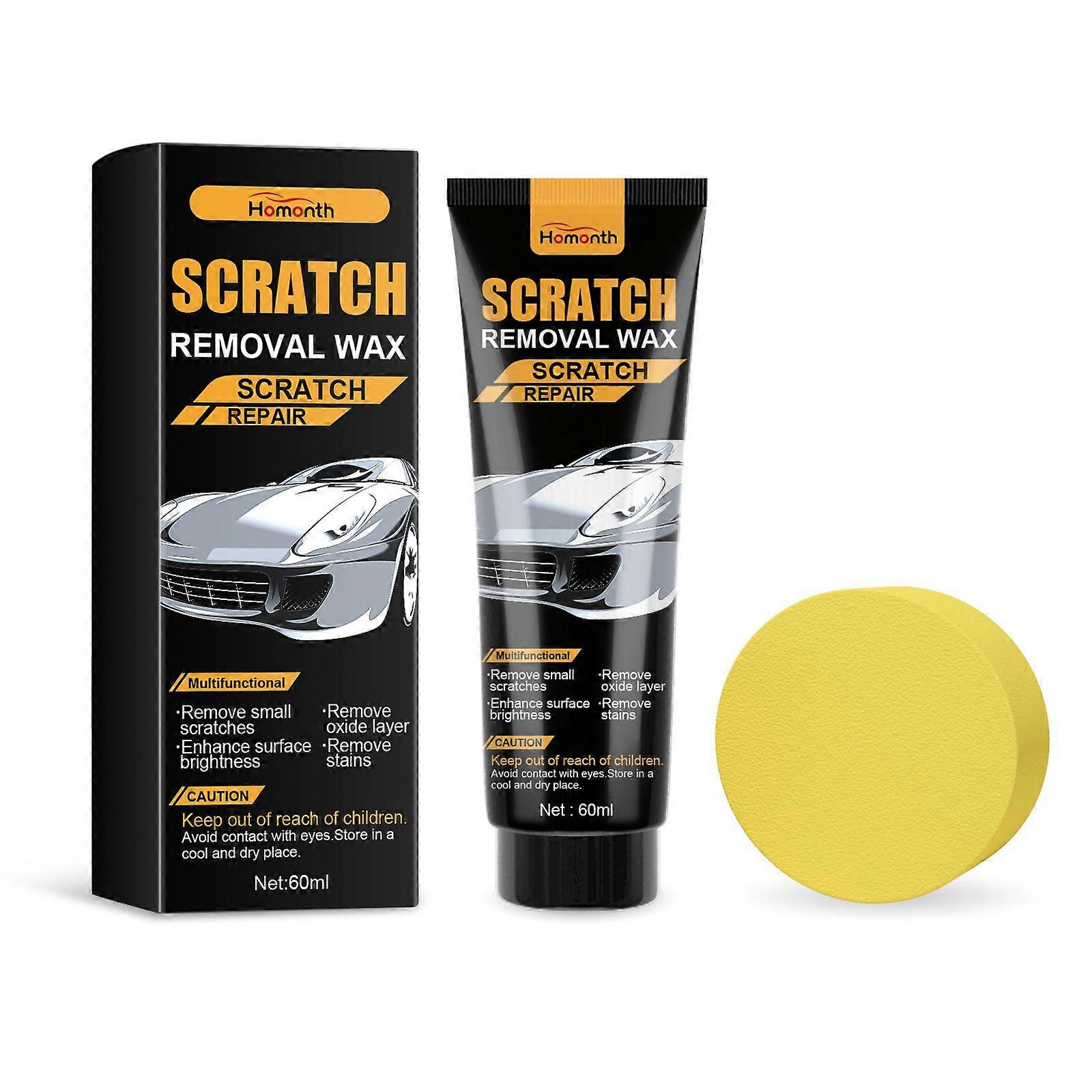 Car Paint Scratch Polishing Car Scratch Remover Automotive Surfaces Scratch Repairing Pastes With Sponge Vehicle Scratch Repair