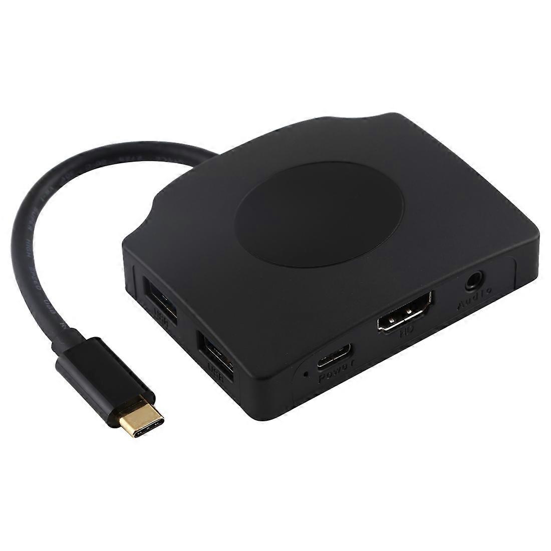 V178A USB-C / Typ-C auf USB 3.0 x 3 + USB-C / Typ-C + HDMI + Audio-Anschluss + SD / TF Kartenleser HUB A
