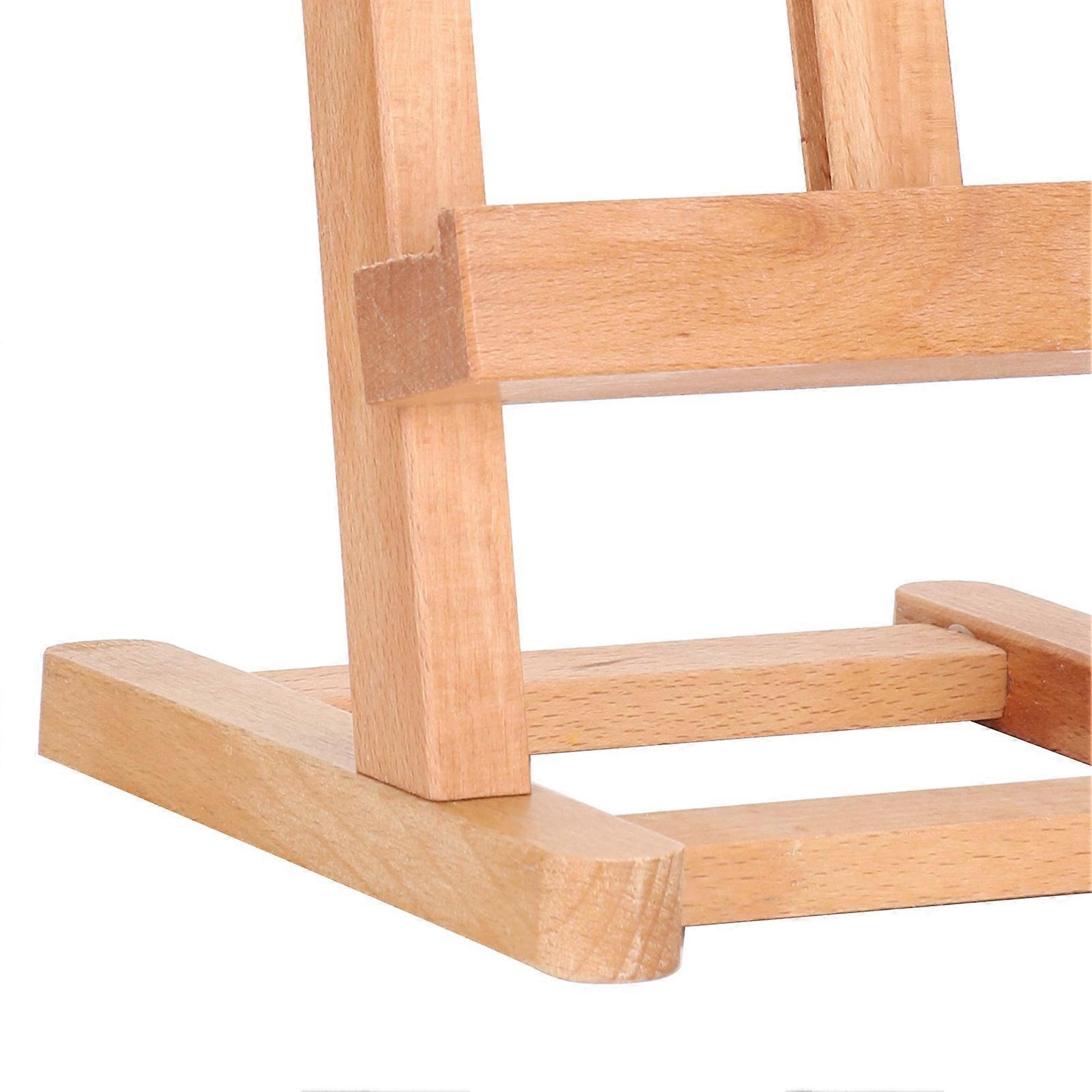 Tabletop Easel Small Artists Adjustable Beech Desktop Painting Display Holder Stand HJ‑6B