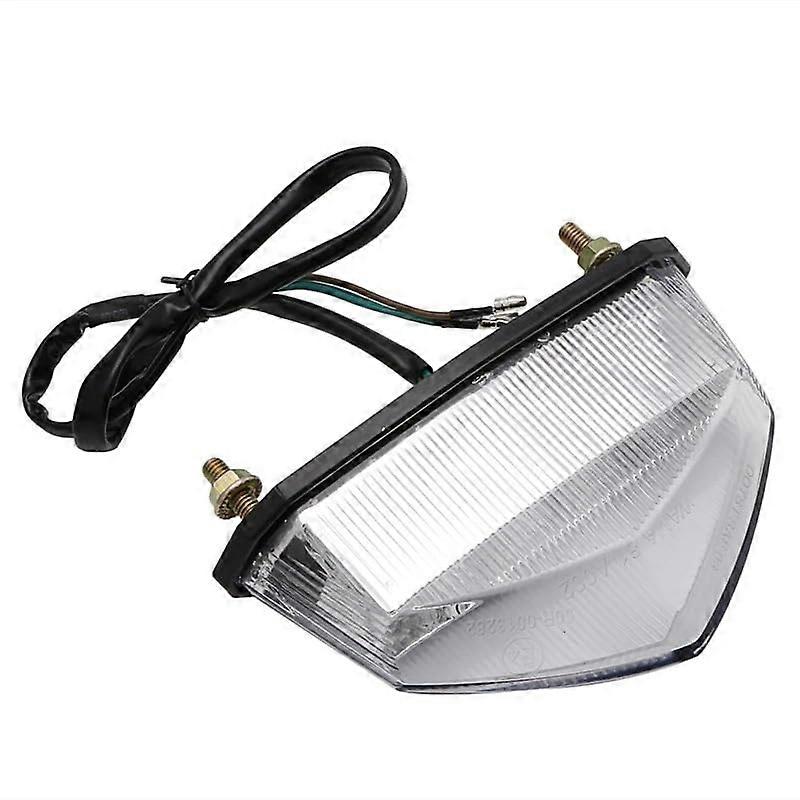 Motorcycle Tail Light Universal LED Brake Light, Red Display, Stop Light, Compatible with All Motorcycle Models