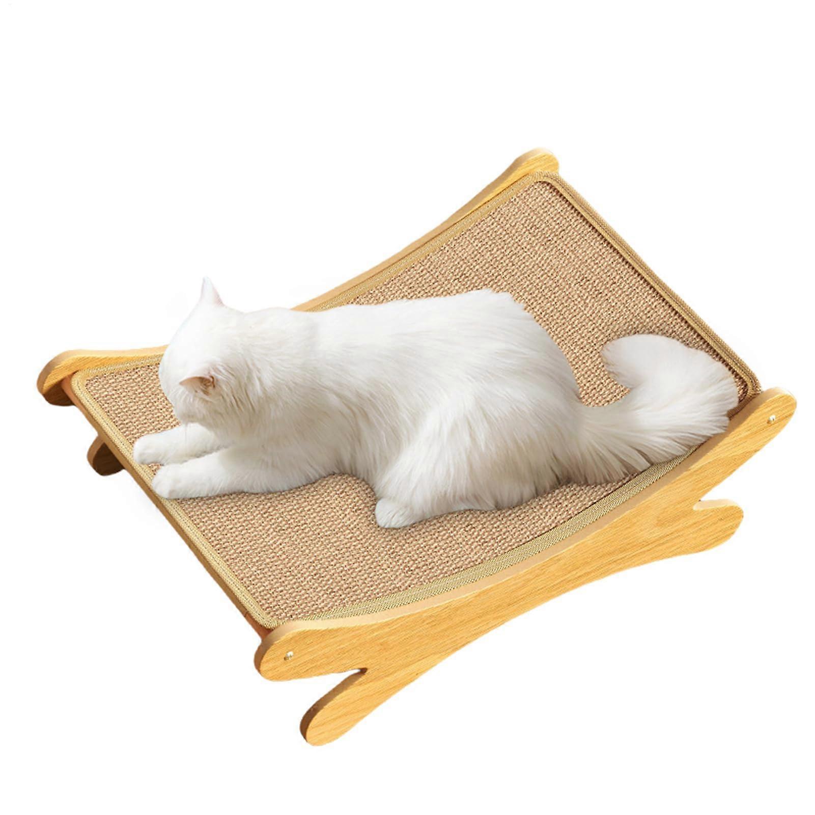 Scratching post for cats L shape 2in1 cat tree bed