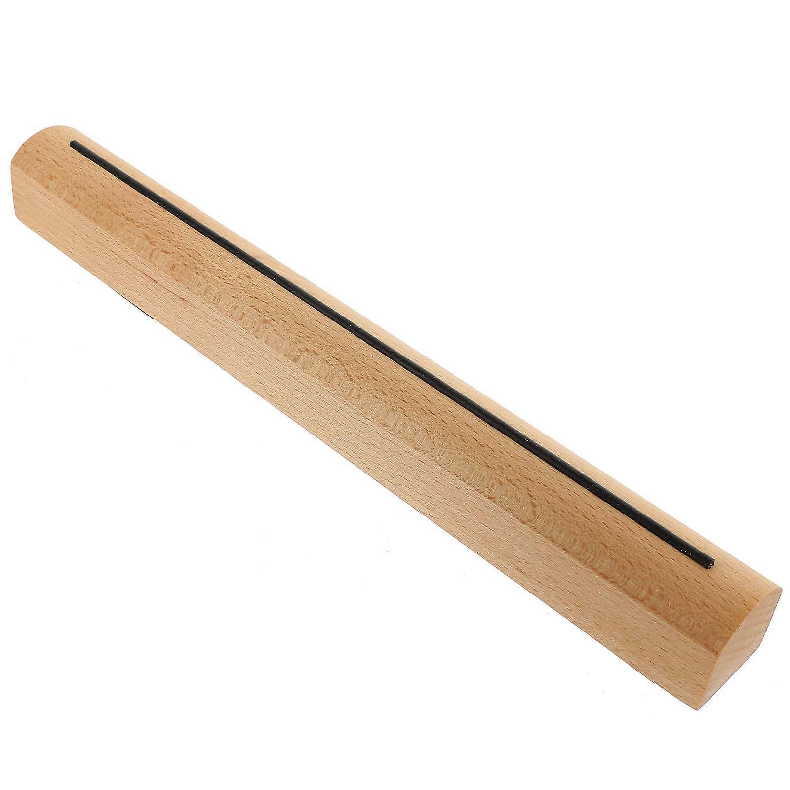 Wood Tablet Stand for Desk and Table Light Brown Natural Beech Wood 7 Inch x 4.5 Inch