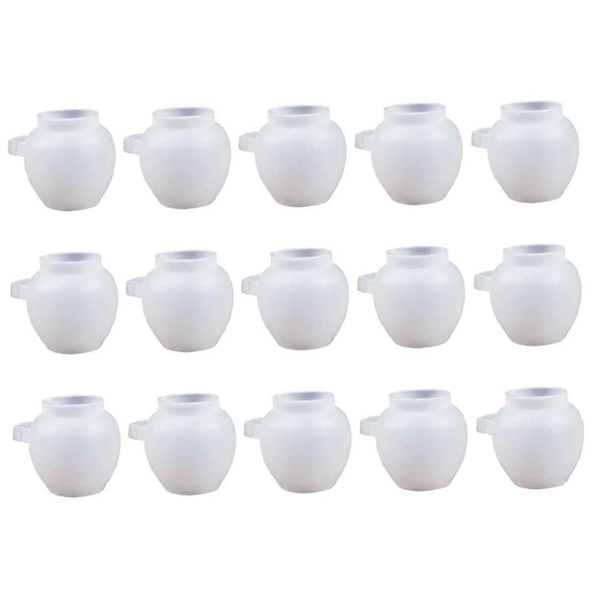 15piece Bird Feeder Container Splash Guard for Cages Spacesaving Installation Dishwasher Safe for Water and Food for Pets