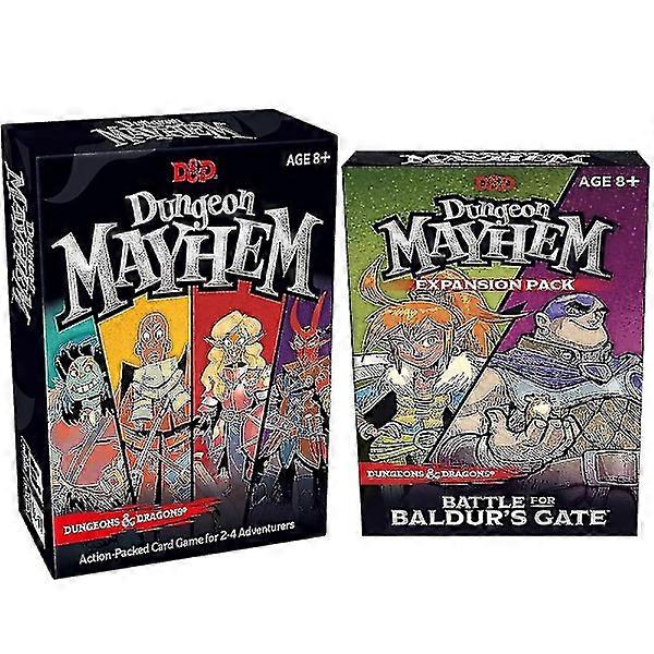 Dungeons Mayhem Dungeons and Dragons Card Game 120 Cards Toy Entertainment Party Family Friends Battle of Baldur's Gate Board Game