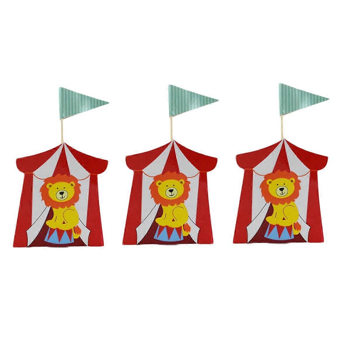 متعدد الألوان السيرك طباعة علب الحلوى الورقية لصالح حزب الأطفال وتخزين الحلوى 20 قطعة