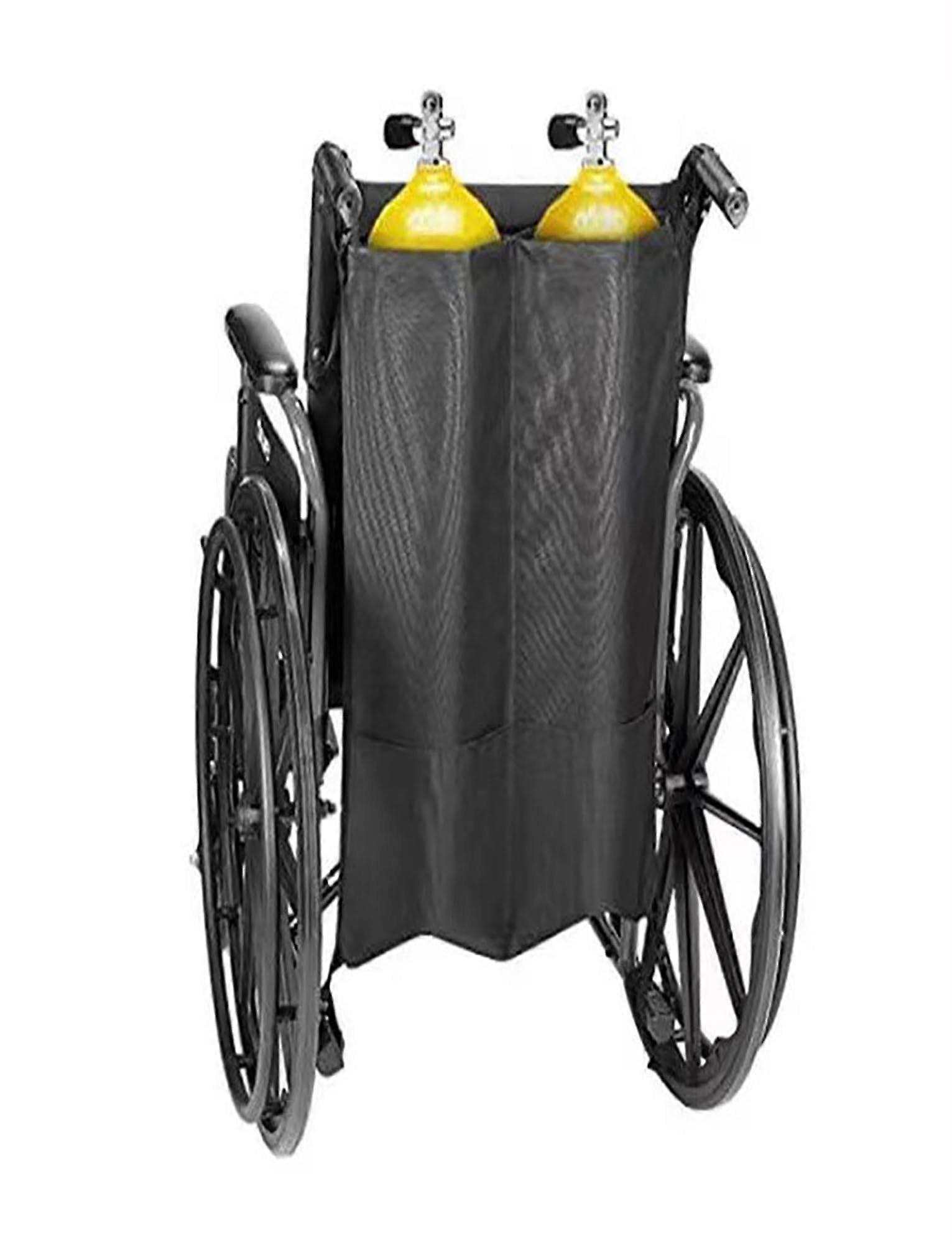Oxygen cylinder bag for wheelchairs O2 tank carrier backpack holder, bottles, double and portable cylinder bag, portable oxygen (65 x 47 cm) 65x47cm