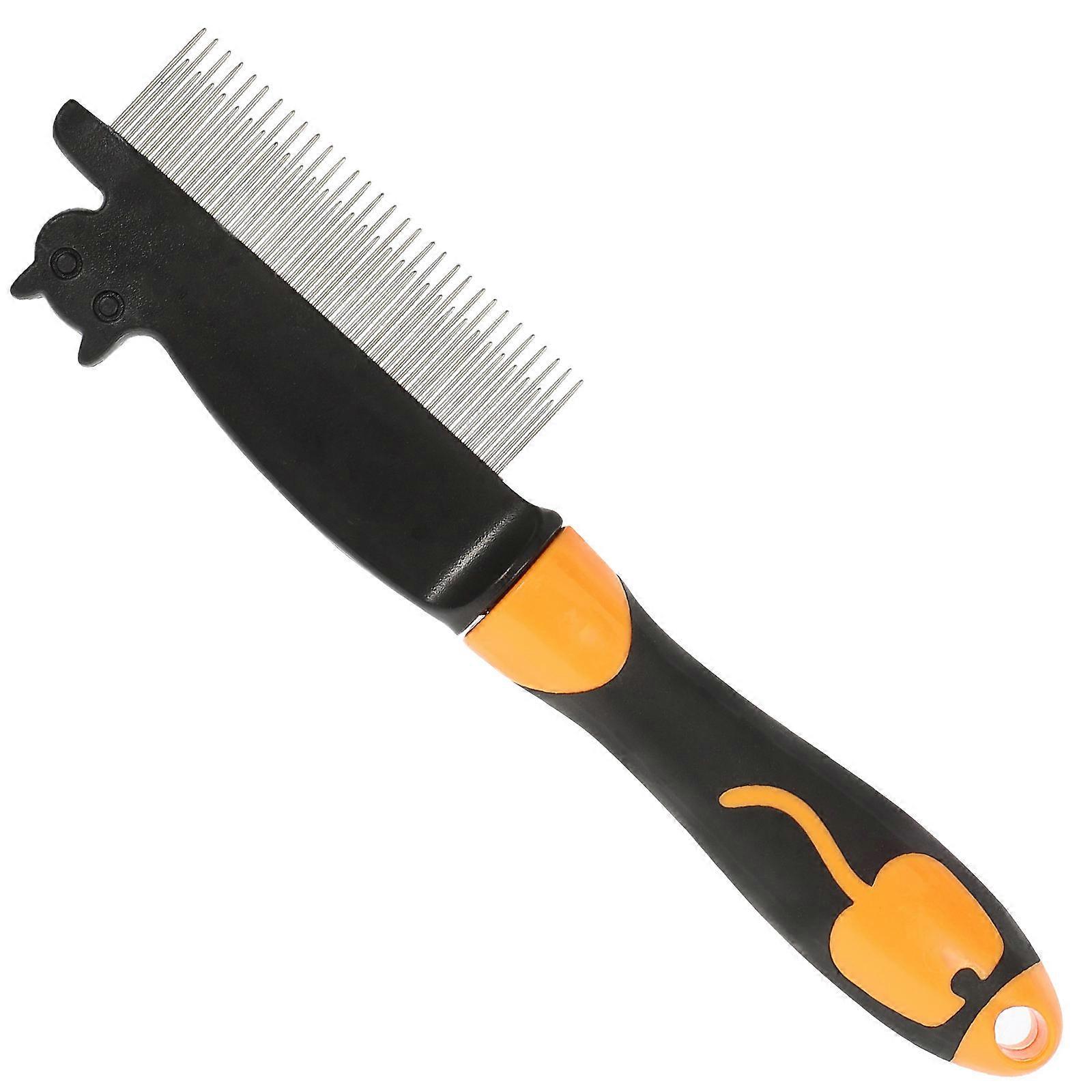 Blue Pet Grooming Comb Made of ABS and Stainless Steel for Convenient and Comfortable Use 7.5 inches