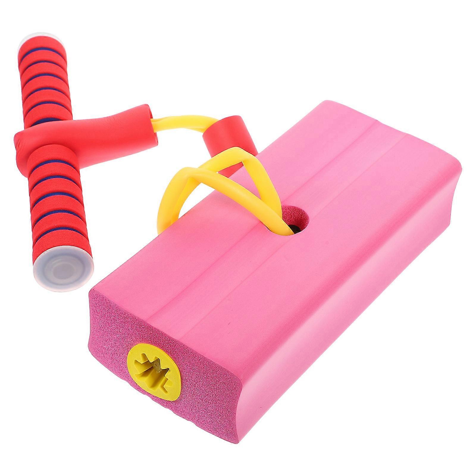 Pink Cartoon Bouncing Toy for Educational Play, Interactive Fun for Kindergarten and Early Learning