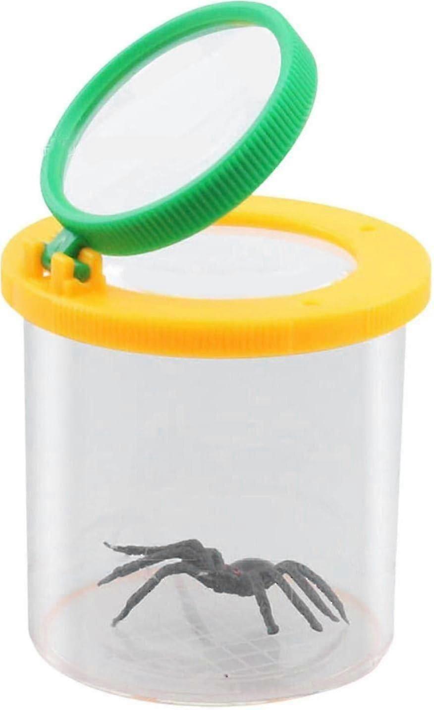 Bugs Catcher For Kids With A Spider Toy, Bugs Magnifier Insect Magnifying Jar Backyard Explorer Collecting Science Kit