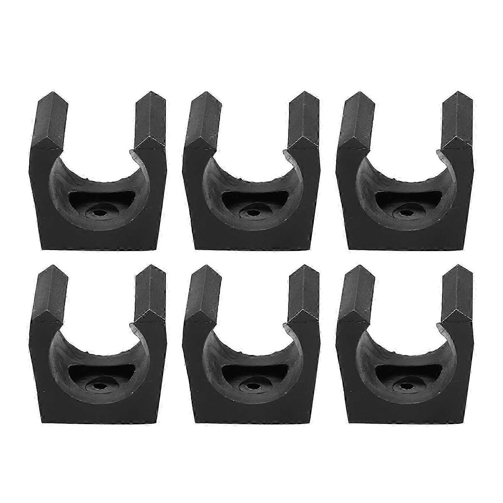 6pcs Plastic Billiards Pool Cue Holder Mini Rod Organizer Carrier Accessory for Pool Table Storage Rack Stand