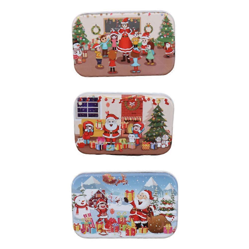 Children's Puzzles 3 Sets In Assorted Color Fostering Creativity And Hands-on Ability During Christmas Festivities