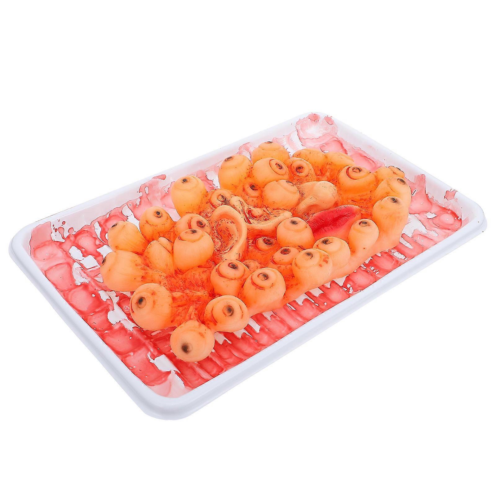 Artificial Human Organs Haunting Simulation Decoration Perfect For Themed Party Occasion Compact Size 1Pack