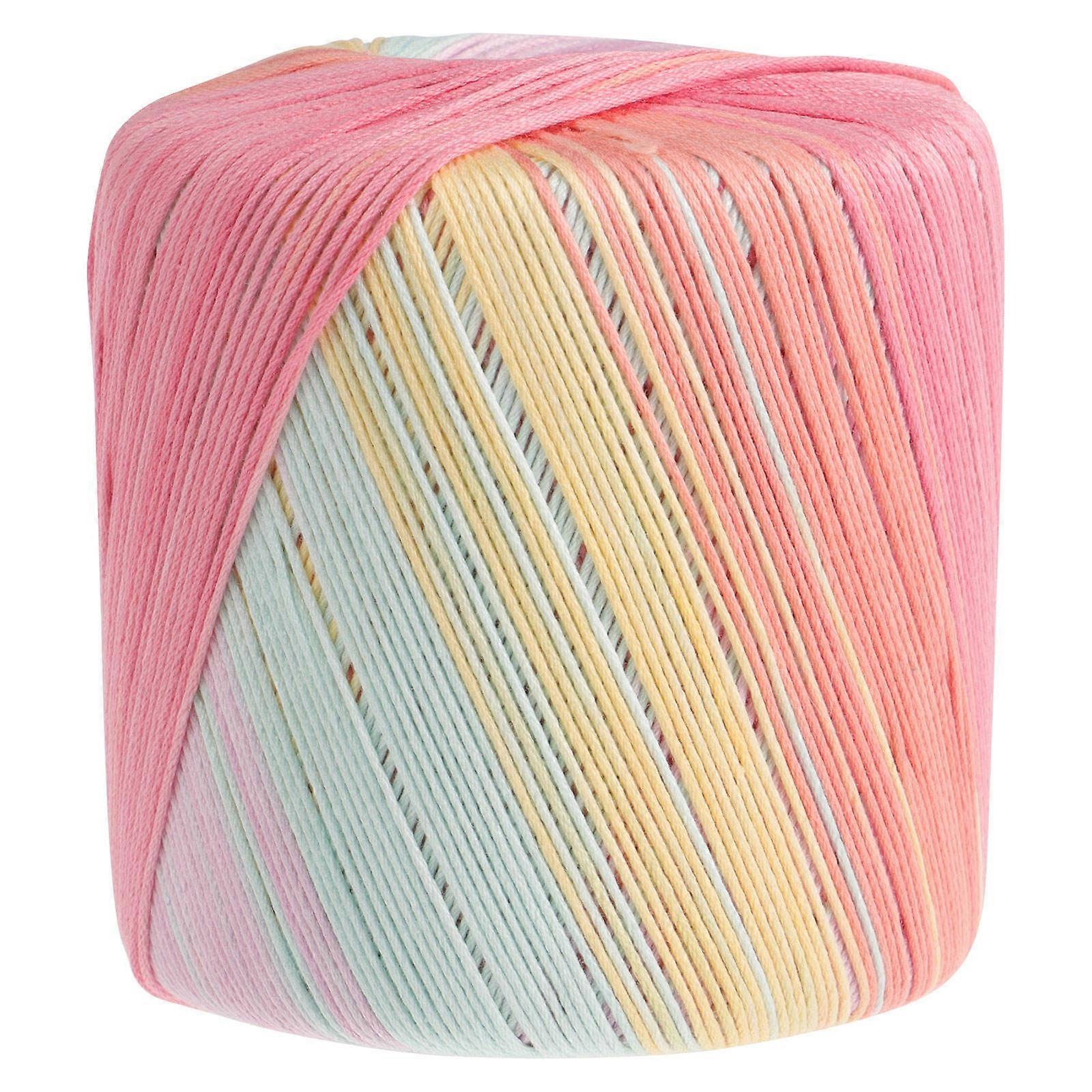 Soft & Durable Chunky Crochet Yarn Multi Color Weaving Thread for Knitting, Handmade Sweaters, Hats, Cushions, and Blankets Skin Friendly Craft