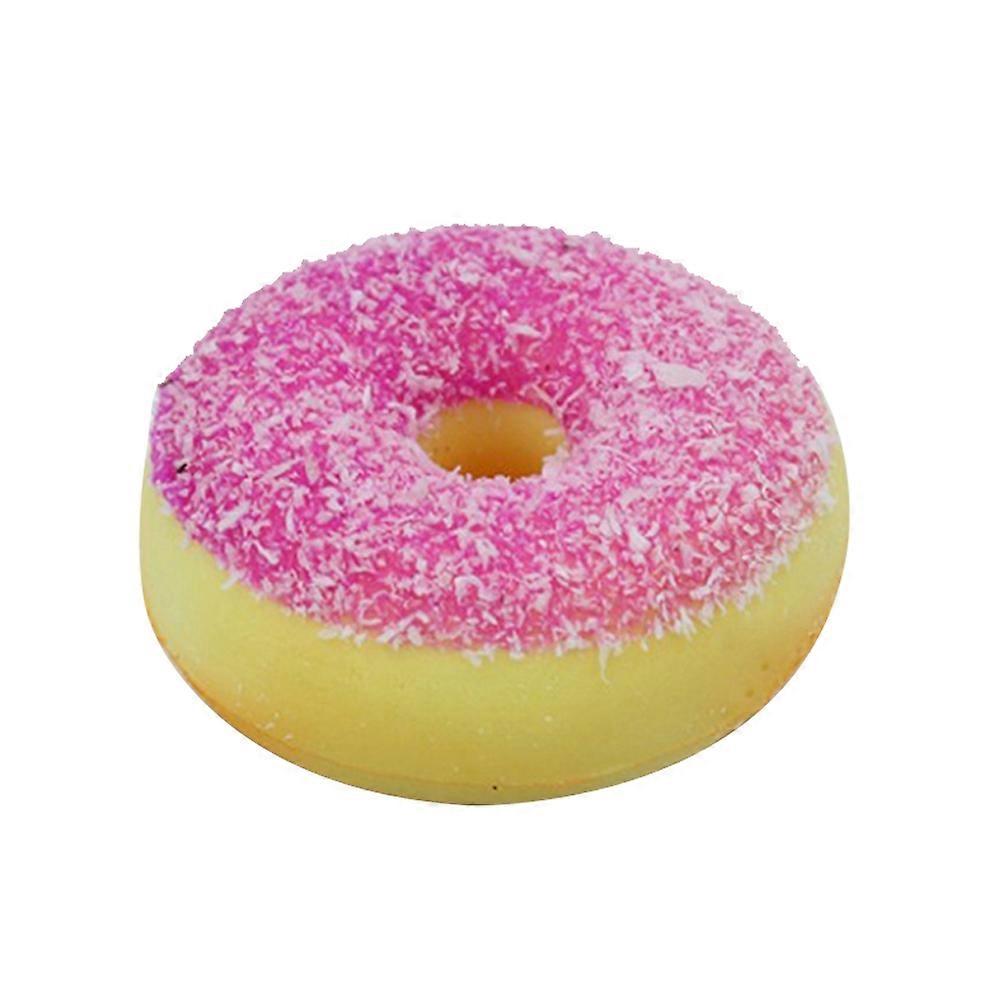 Simulation Cake Model Artificial Donut Decoration For Home Kitchen Use Purple Lifelike Design 1Pcs