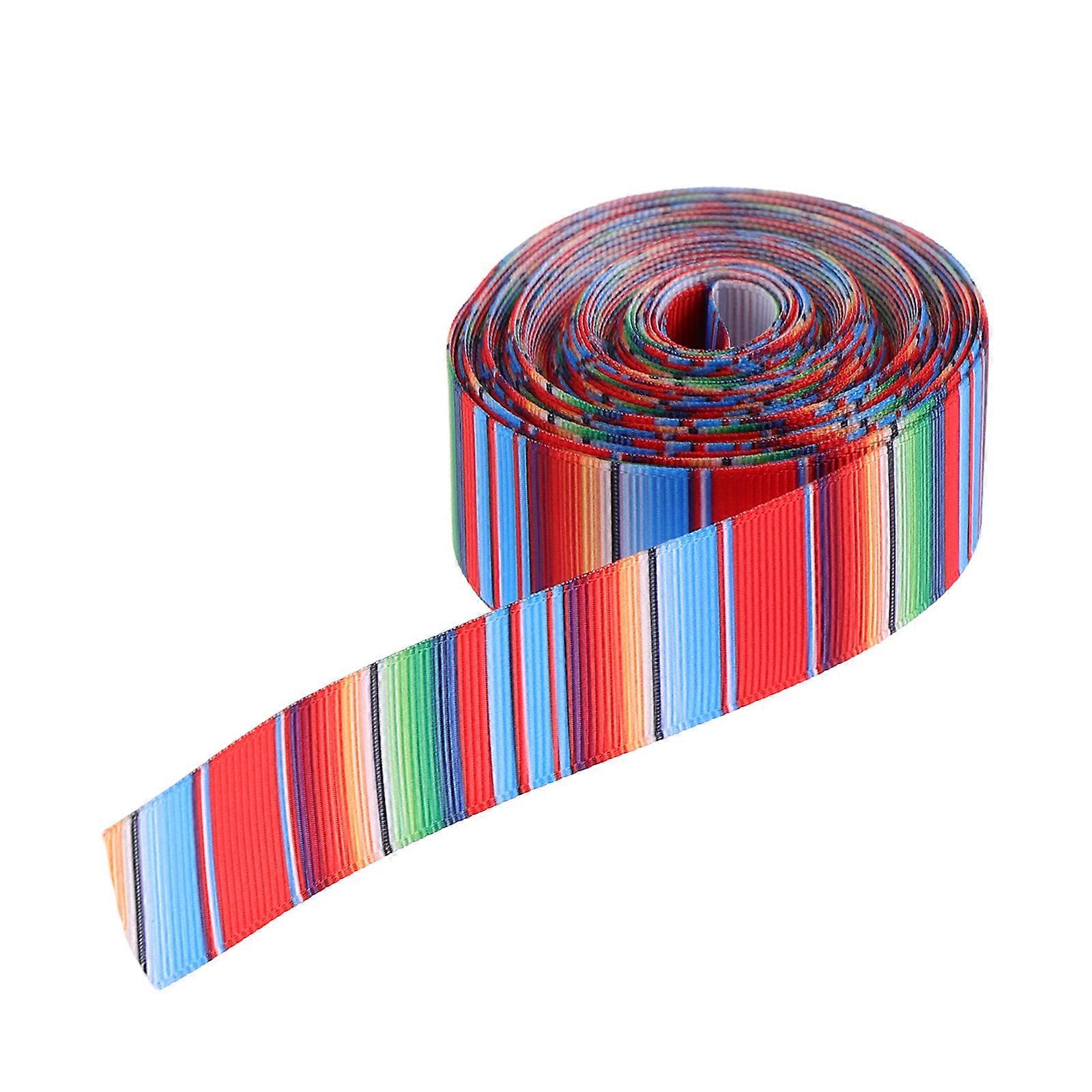 Mexican Ribbon Colorful Serape Ribbon for Decoration 1 Roll for