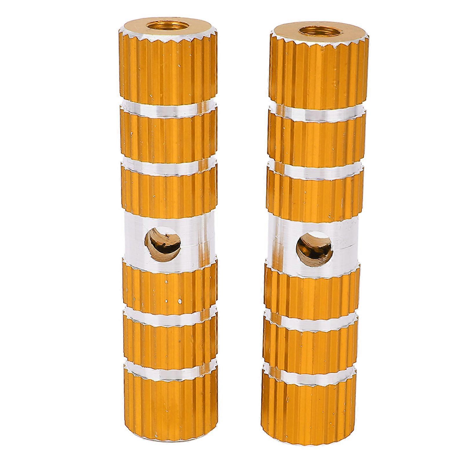 1 Pair of Cycle Pedals Axle Foot Rest Pegs for Rear Cycling Reinforced Solid L 10cm