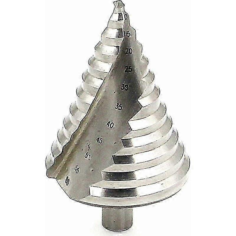 HSS Step Drill Bit  6-60mm - Spiral Drill Bit Large Size Cone Drill Bit for Metal, Wood, Plastic