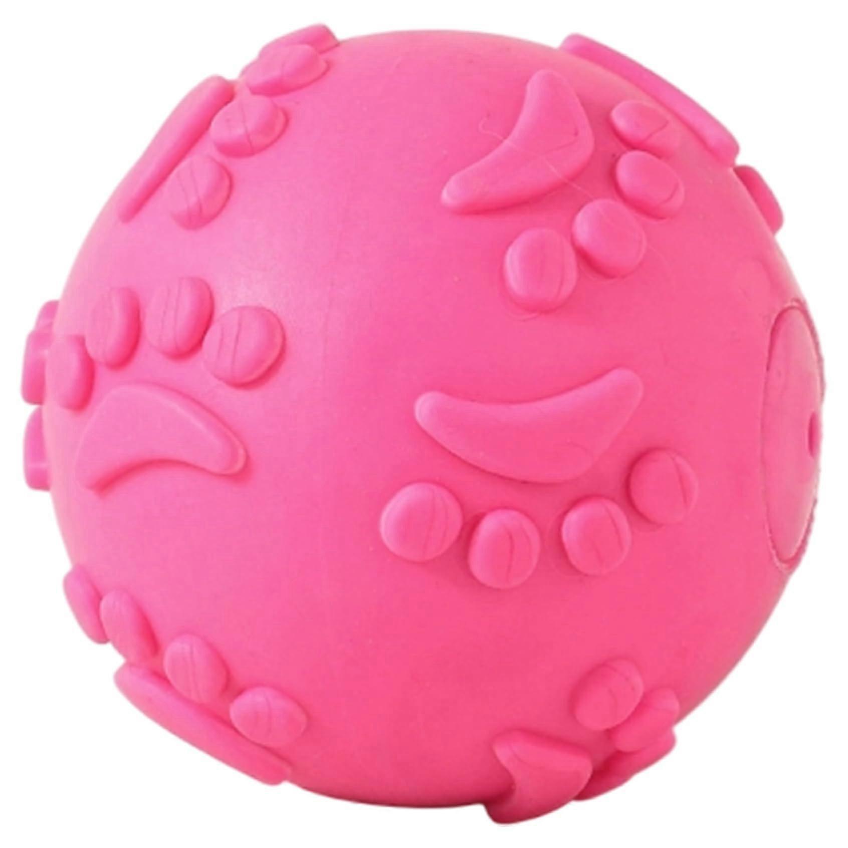 Squeaky Dog Toy, Interactive Latex Ball, Durable 2.36 Inch Chew Toy for Small Medium Large Puppies
