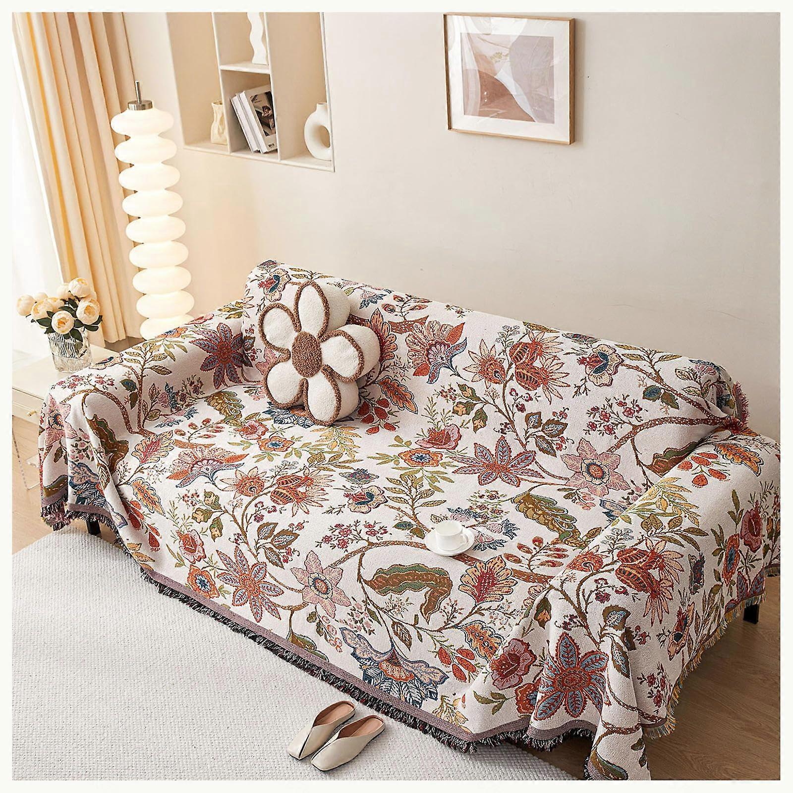 Sofa Covers, Wear-Resistant 118x71 Inch Multi-Use Settee Cover for Pets, Style 6, Durable Fabric, Machine Washable