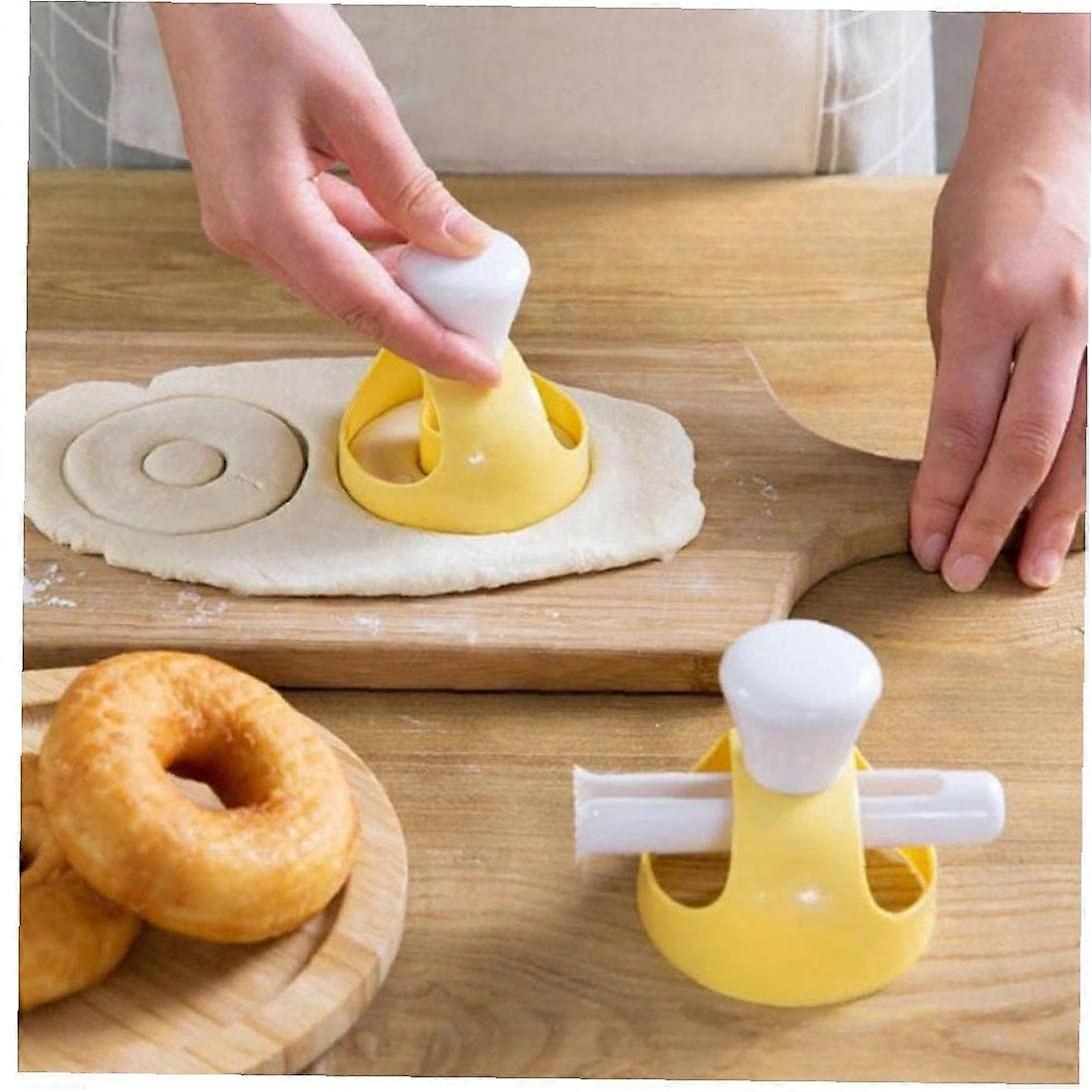 Doughnut Mould Donut Cake Mould Plastic Donut Maker Machine For Kitchen Bakery Bread Cutter Desserts Tool