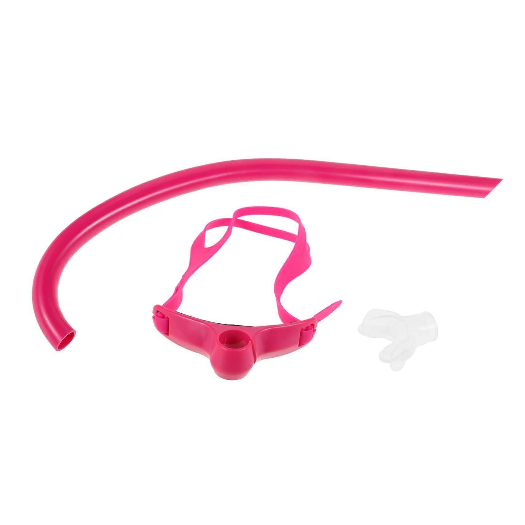 Front Mounted Swim Mask For Adults, Silicone Snorkel Tube, Comfortable Mouthpiece, Lap Swimming, Pool Or Open Water