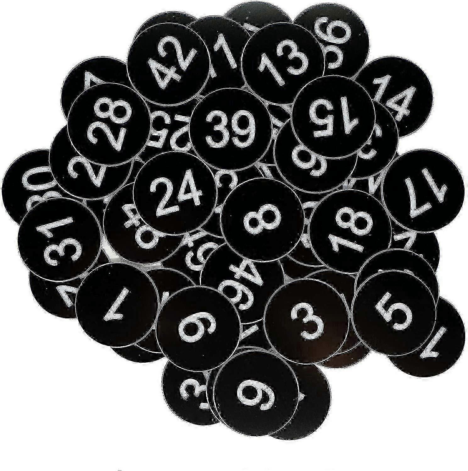 Engraved Plastic Number Tags for Key Identification