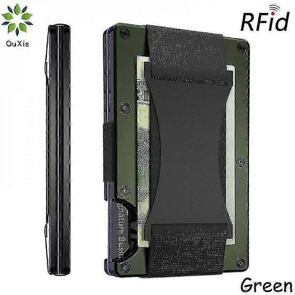 محافظ رجالية فاخرة مصممة مع محافظ فاخرة من الألومنيوم الكربوني ، حماية RFID وحامل بطاقة الائتمان - BYH Brand