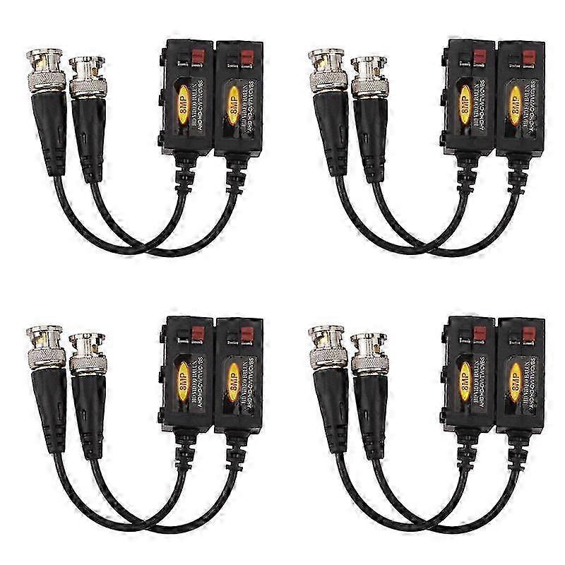 1080P AHD/HD-CVI/TVI Video Balun Transmitter with 4 Pairs UTP Transmission up to 600M Distance