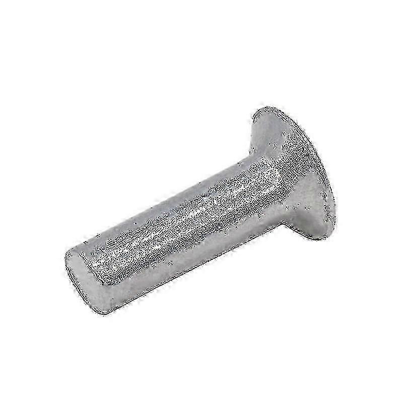 Aluminium Solid Rivets with Countersunk Head - M6x10mm (20Pcs) for Metal and Wood Projects