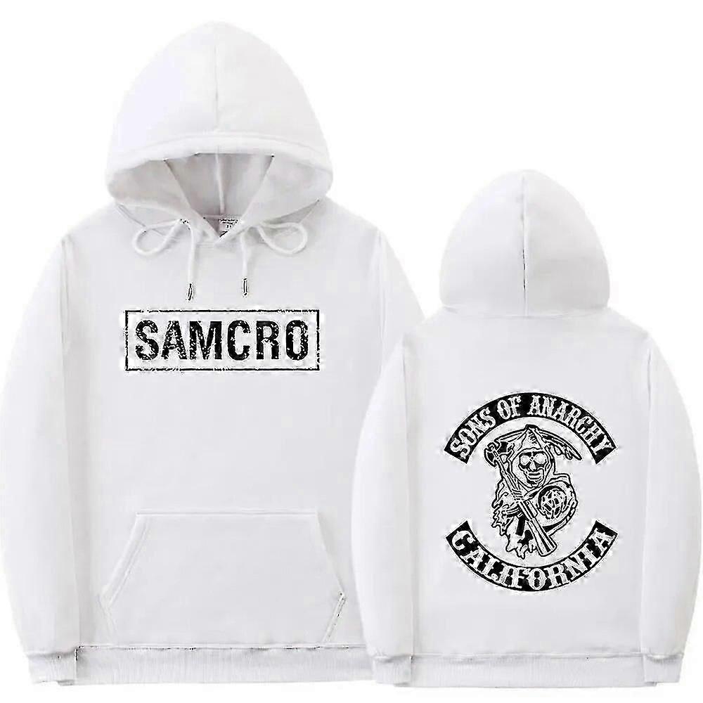 Fashionable Sons of Anarchy Pullover Hoodie in Soft Cotton for Cool Climates