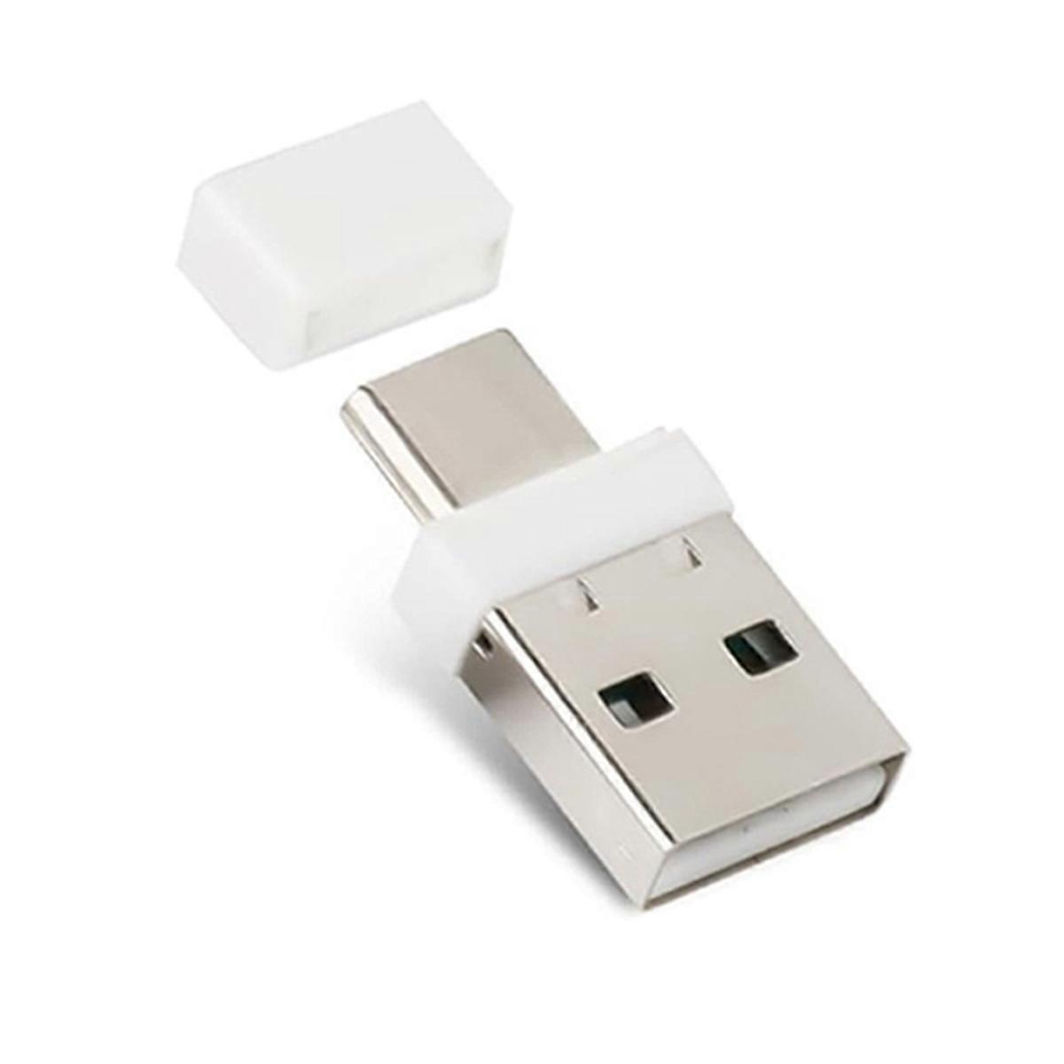 USB Type C 2 in 1 Mouse Jiggler Undetectable Mouse Shaker White