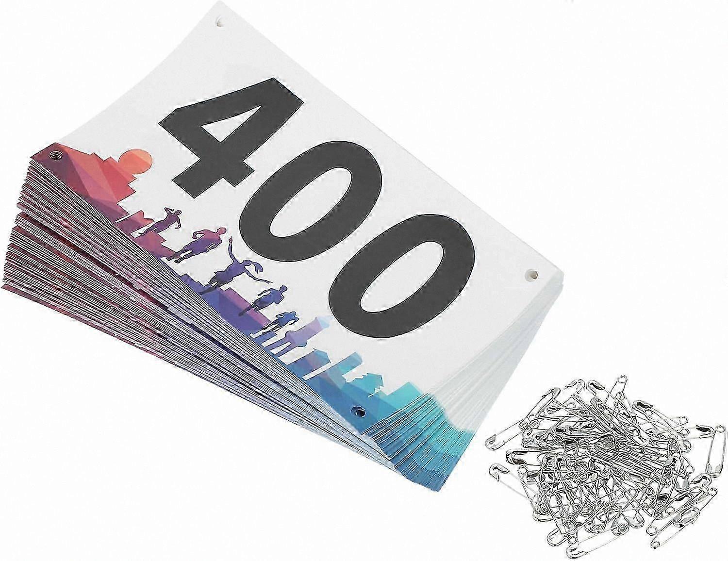 2025 New Running Bib Number, Durable Waterproof Race Competitor Tag