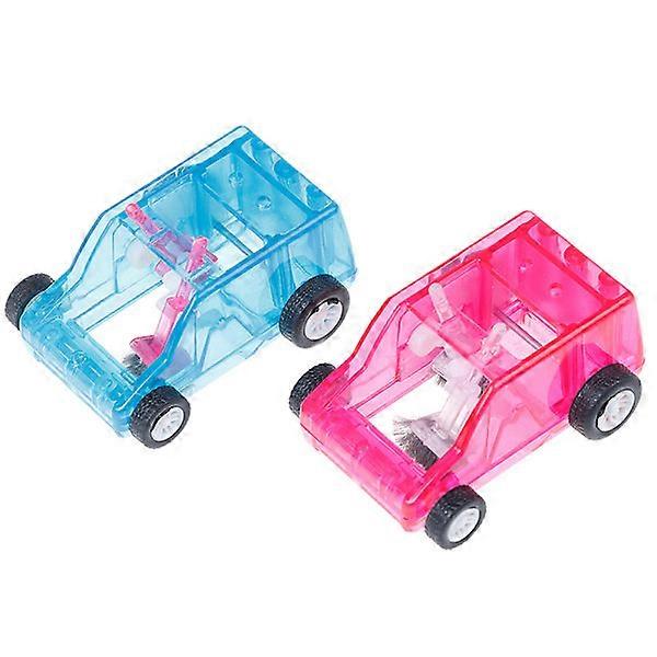 Mini Car Board Dust Cleaning Cart Keyboard Desk Vacuum Cleaner Random Color 2Pcs