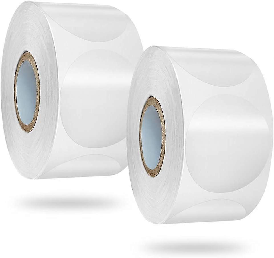 Round Sticker Labels,Ternel 1000pcs Transparent Sealing Label,2.5cm