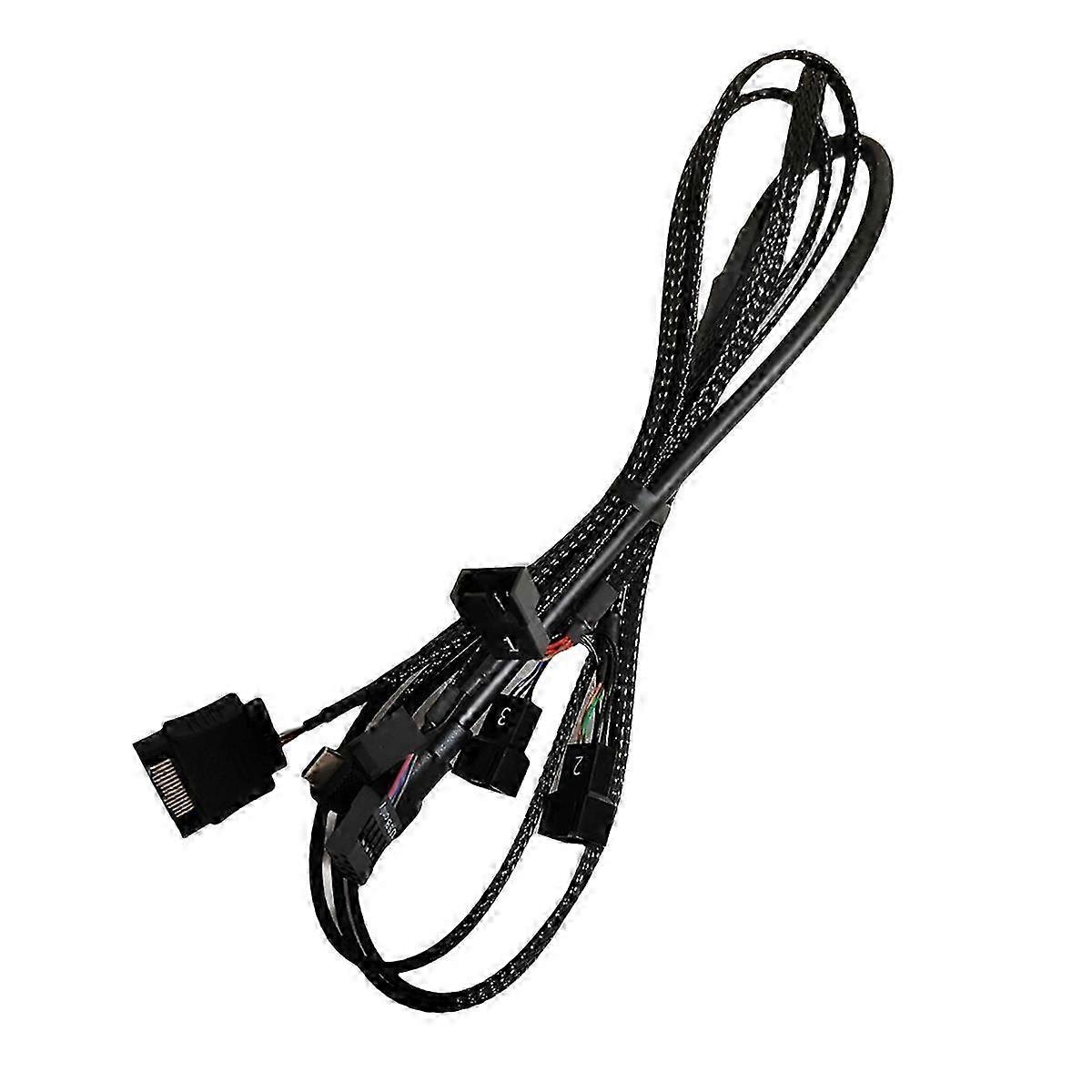 For ICUE H100i CPU Cooler Adapter Cable 3 Fan Type C Cable