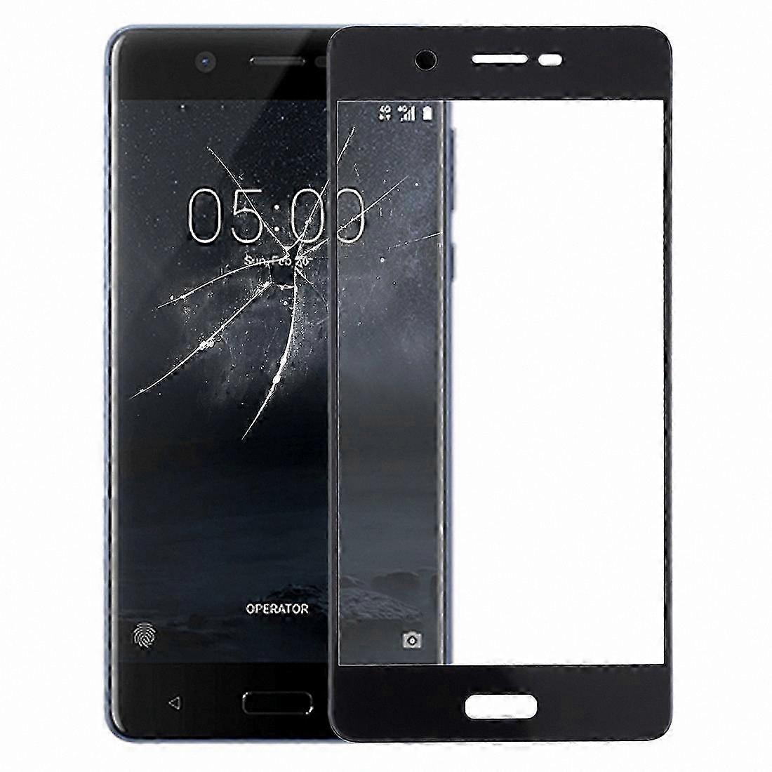 Black Outer Glass Lens for Smartphone Screen Replacement