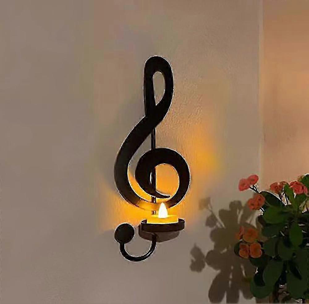 Music Note dekorative lysestake